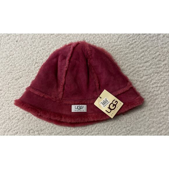 NWT* UGG Sheepskin Bucket Hat One Size - Picture 1 of 7